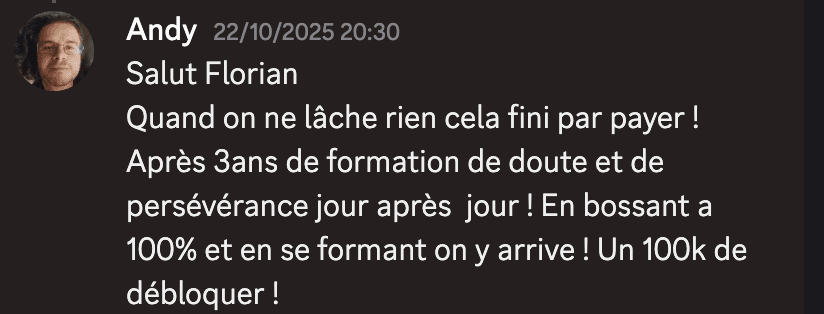 Témoignage élève